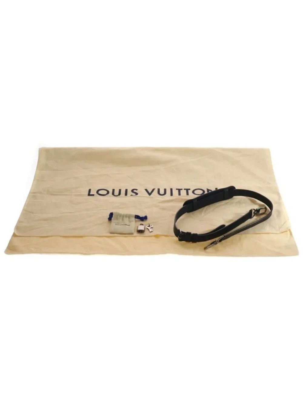 Louis Vuitton 45 Hand Boston Bag Leather Black